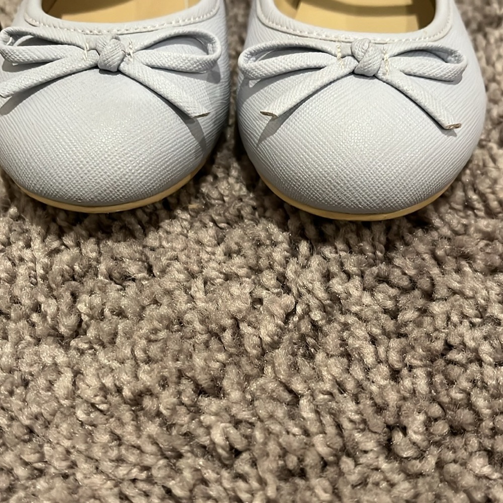 Powder blue Mary Flats - Picture 5 of 5